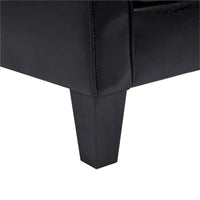 Fauteuils d'appoint, Fauteuil de salon confortable, Fauteuil en cuir PU