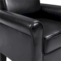 Fauteuils d'appoint, Fauteuil de salon confortable, Fauteuil en cuir PU