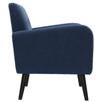 Fauteuil d'appoint moderne en tissu style milieu de siècle