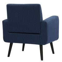 Fauteuil d'appoint moderne en tissu style milieu de siècle