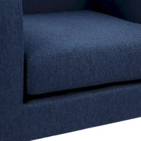 Fauteuil d'appoint moderne en tissu style milieu de siècle