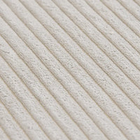 Grand Canapé Sectionnel Modulable Réversible 141.73 pouces en Velours Côtelé Forme L avec Pouf et Coussin