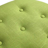Pouf d'appoint rond rembourré Yolanda 24
