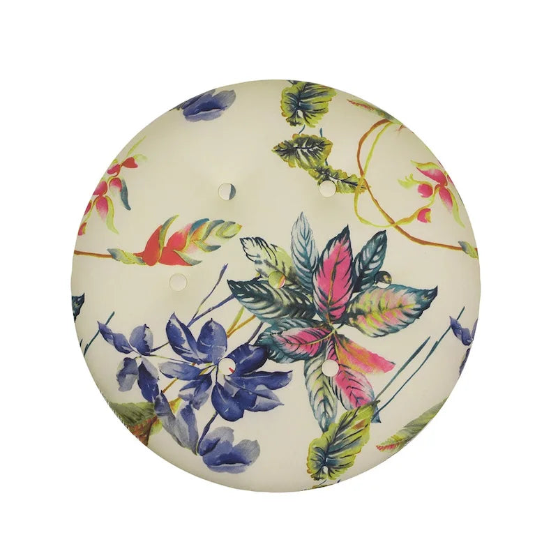 Pouf d'appoint rond rembourré Yolanda 24