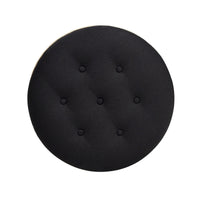 Pouf d'appoint rond rembourré Yolanda 24