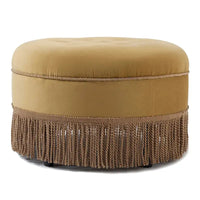 Pouf d'appoint rond rembourré Yolanda 24
