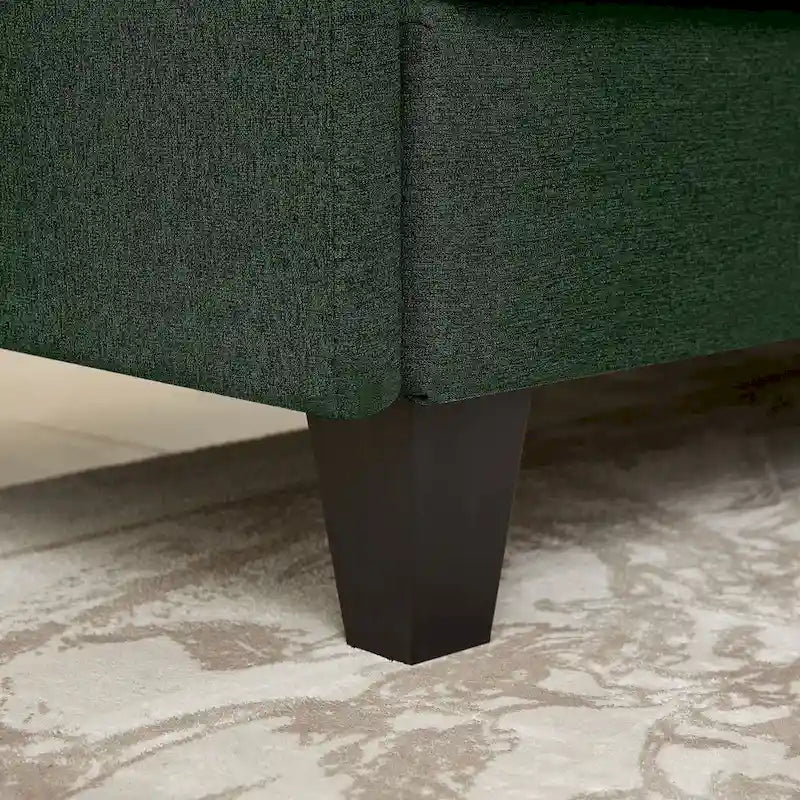 Canapé Sectionnel Forme L 86.22 pouces avec Poches de Rangement Latérales