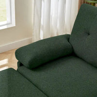 Canapé Sectionnel Forme L 86.22 pouces avec Poches de Rangement Latérales