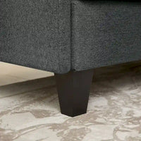 Canapé Sectionnel Forme L 86.22 pouces avec Poches de Rangement Latérales