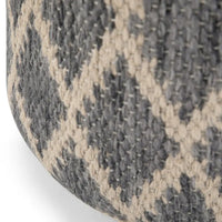 WYNDENHALL Nesbitt Pouf Rond Bohème, Jute Tressée Naturelle