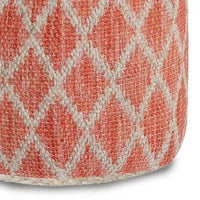 WYNDENHALL Nesbitt Pouf Rond Bohème, Jute Tressée Naturelle