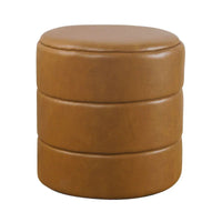 HomePop Pouf Rond Rembourré