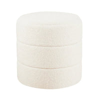 HomePop Pouf Rond Rembourré