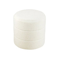 HomePop Pouf Rond Rembourré