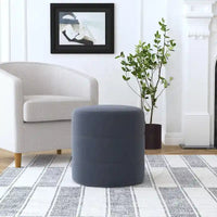 HomePop Pouf Rond Rembourré
