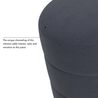 HomePop Pouf Rond Rembourré