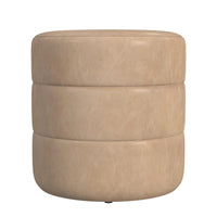 HomePop Pouf Rond Rembourré