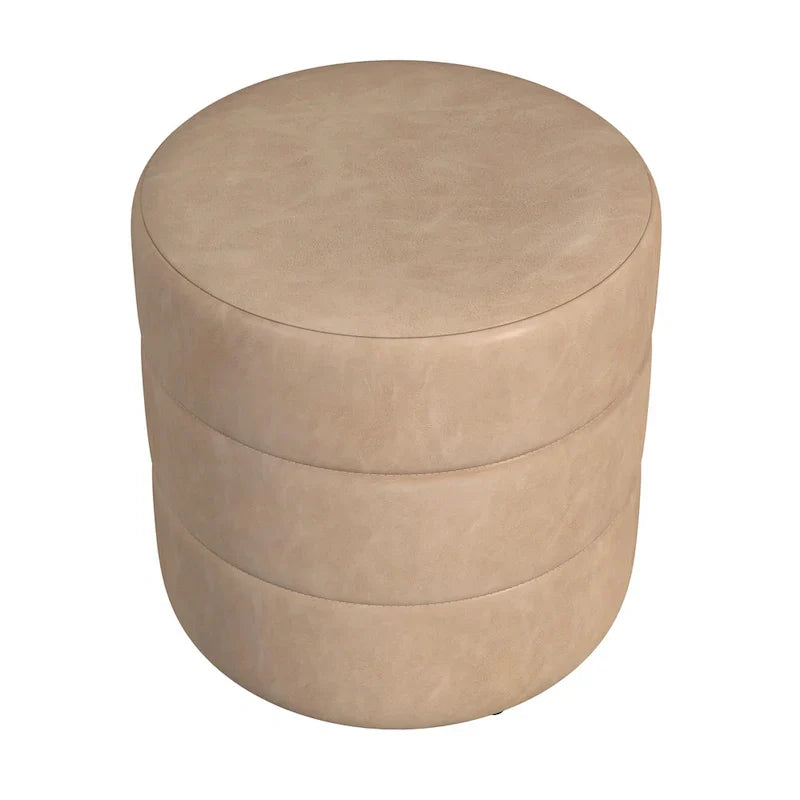 HomePop Pouf Rond Rembourré