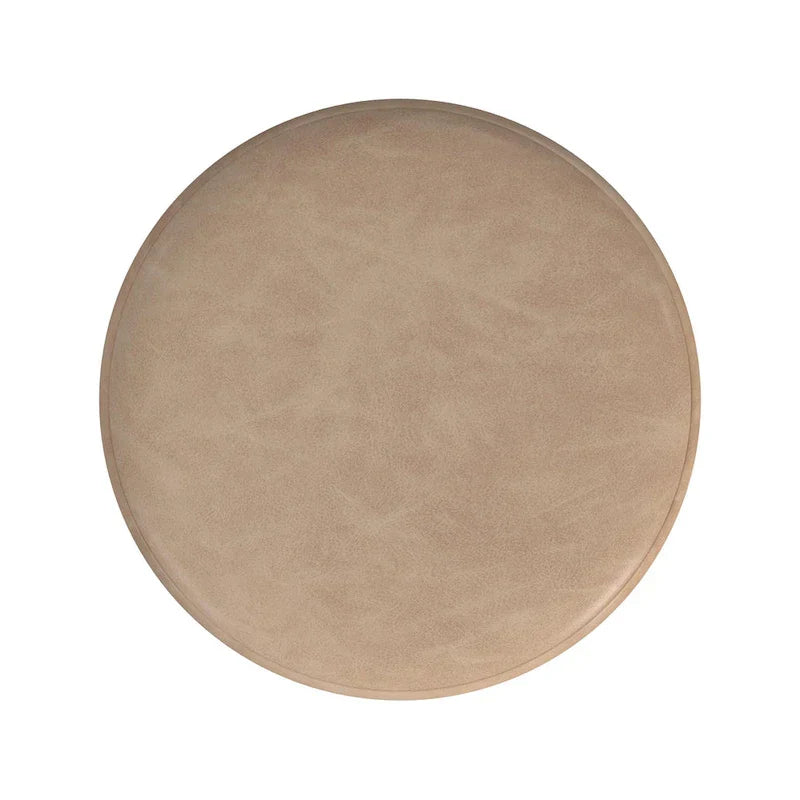 HomePop Pouf Rond Rembourré
