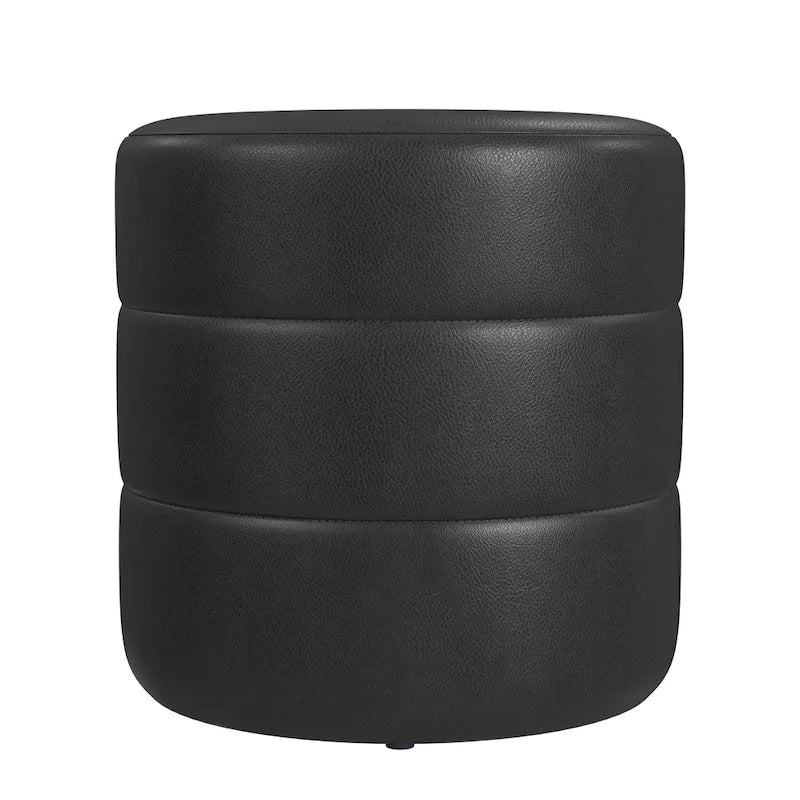 HomePop Pouf Rond Rembourré