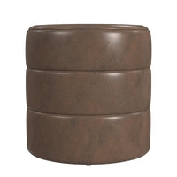 HomePop Pouf Rond Rembourré