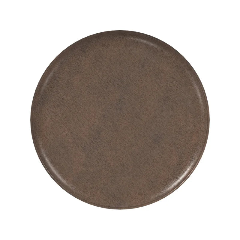 HomePop Pouf Rond Rembourré