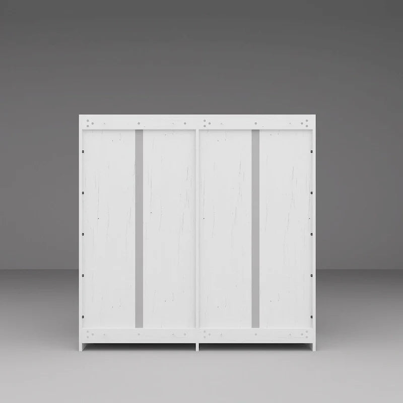 Buffet Armoire de Rangement Étagère Bibliothèque Meuble de Présentation Élégant