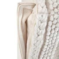 Poufs carrés WYNDENHALL Silva Boho en motif tissé à la main