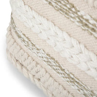 Poufs carrés WYNDENHALL Silva Boho en motif tissé à la main