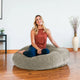 Pouf poire lounge Jaxx Cocoon avec housse en chenille