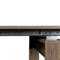 Table à manger extensible multifonctionnelle en bois