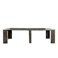 Table à manger extensible multifonctionnelle en bois