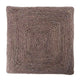 Le pouf/coussin de sol en jute texturé Faxon de Curated Nomad