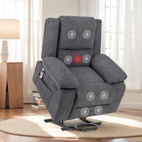 Fauteuil Inclinable Électrique de Massage, Élévation Multifonction, Minuterie