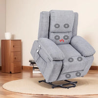 Fauteuil Inclinable Électrique de Massage, Élévation Multifonction, Minuterie
