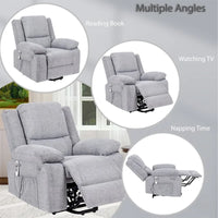 Fauteuil Inclinable Électrique de Massage, Élévation Multifonction, Minuterie