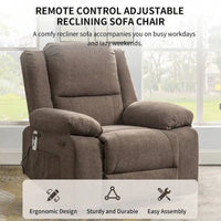 Fauteuil Inclinable Électrique de Massage, Élévation Multifonction, Minuterie