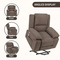 Fauteuil Inclinable Électrique de Massage, Élévation Multifonction, Minuterie