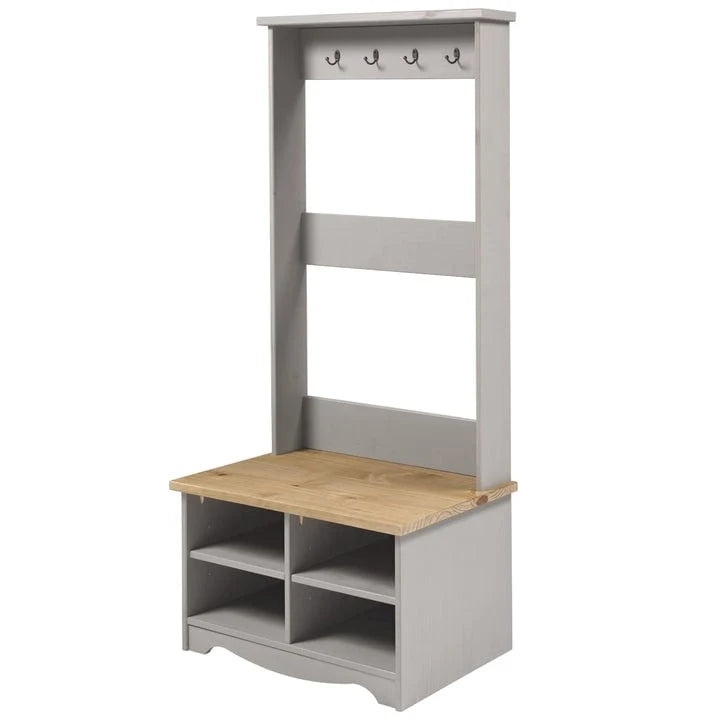 Vestiaire en bois Corona gris