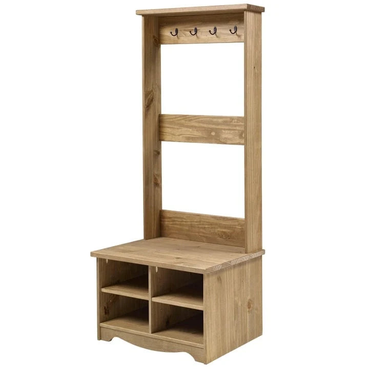 Vestiaire en bois Corona gris