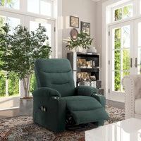 Clihome Fauteuil inclinable de massage électrique doux rembourré avec porte-gobelet