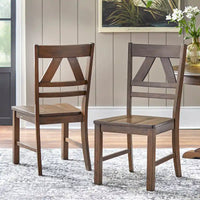 Chaises de salle à manger style rustique Vintner Simple Living (lot de 2)