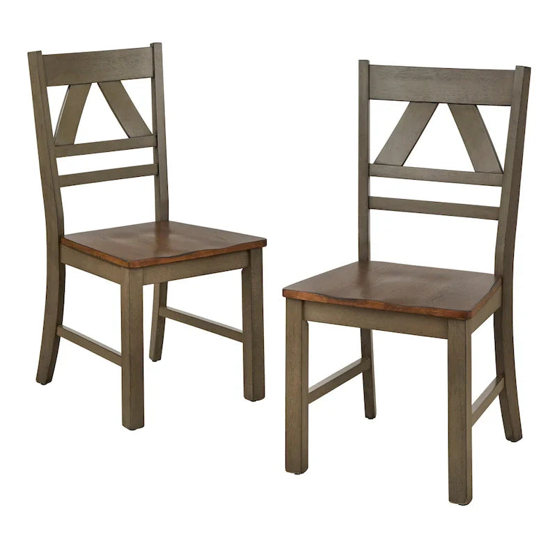 Chaises de salle à manger style rustique Vintner Simple Living (lot de 2)