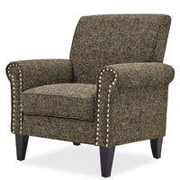 Fauteuil à accoudoirs roulés Herve Copper Grove