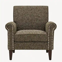 Fauteuil à accoudoirs roulés Herve Copper Grove