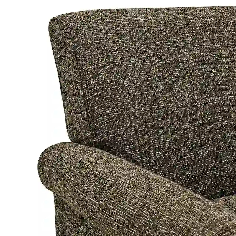 Fauteuil à accoudoirs roulés Herve Copper Grove