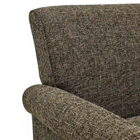 Fauteuil à accoudoirs roulés Herve Copper Grove