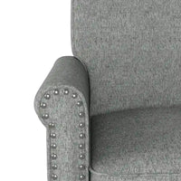 Fauteuil à accoudoirs roulés Herve Copper Grove