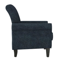 Fauteuil à accoudoirs roulés Herve Copper Grove