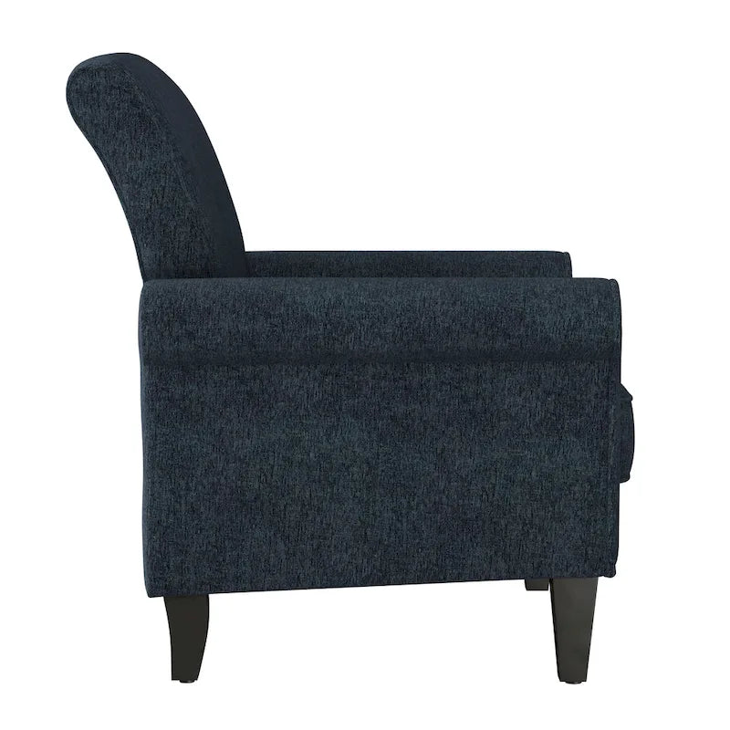 Fauteuil à accoudoirs roulés Herve Copper Grove